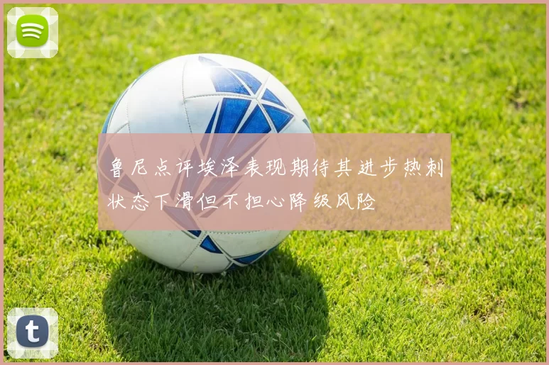 鲁尼点评埃泽表现期待其进步热刺状态下滑但不担心降级风险